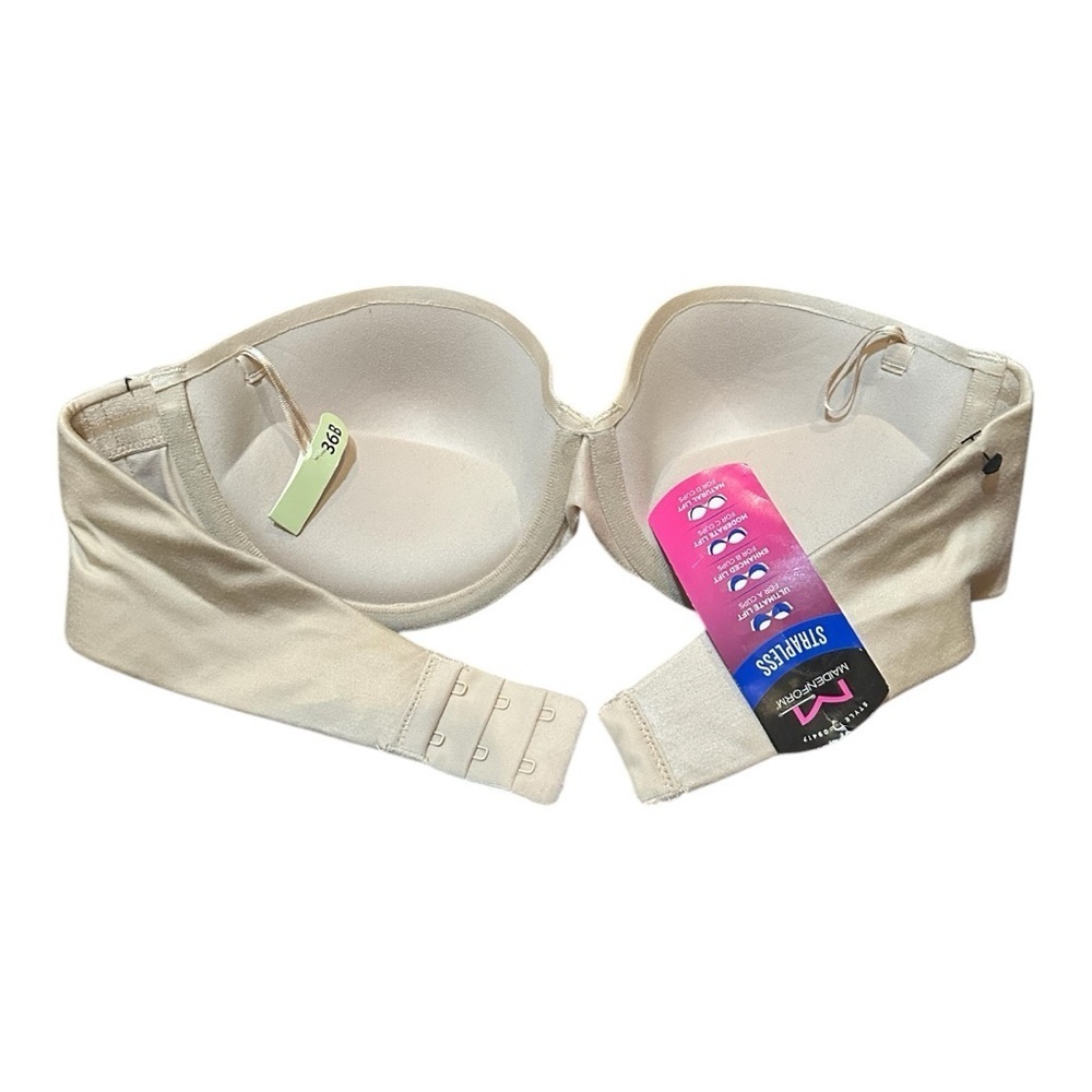 Maidenform Comfort Devotion Custom Lift Strapless Bra 36B, Nude, Style: 9417 - Picture 4 of 6